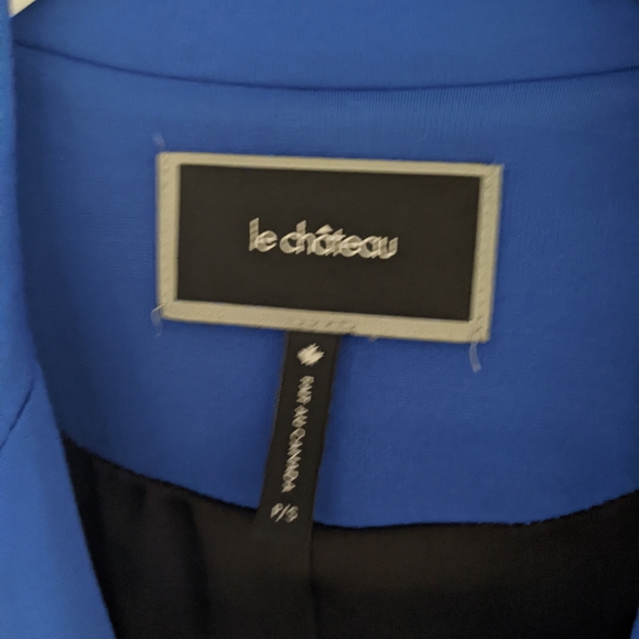 Blue dressed coat - Picture 2 of 3